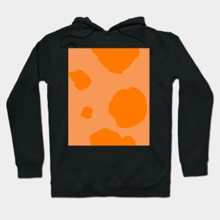 Cow Spots in Orange Hoodie